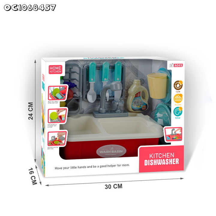 Children Modern Toy Kitchen Plastic Dish Washing Sink Set Pretend Play Accessories Simulation and Prices with Vegetable Fruit