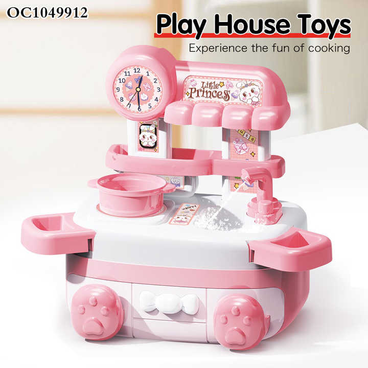 Kids Cooking Games Other Pretend Play Preschool Boys Plastic Fruits and Vegetables Cutting Kitchen Set Toys for Girls