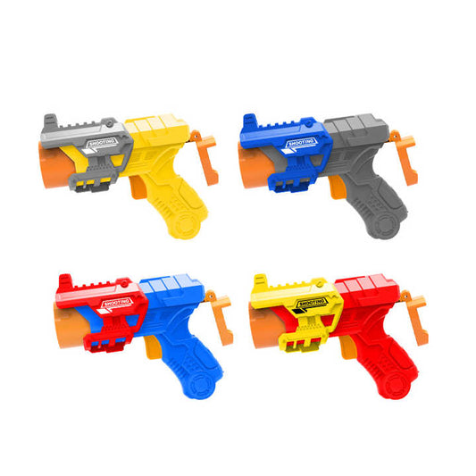 3 Holes Interactive Shooting Battle Game Toys Super Power Soft Bullet Gun