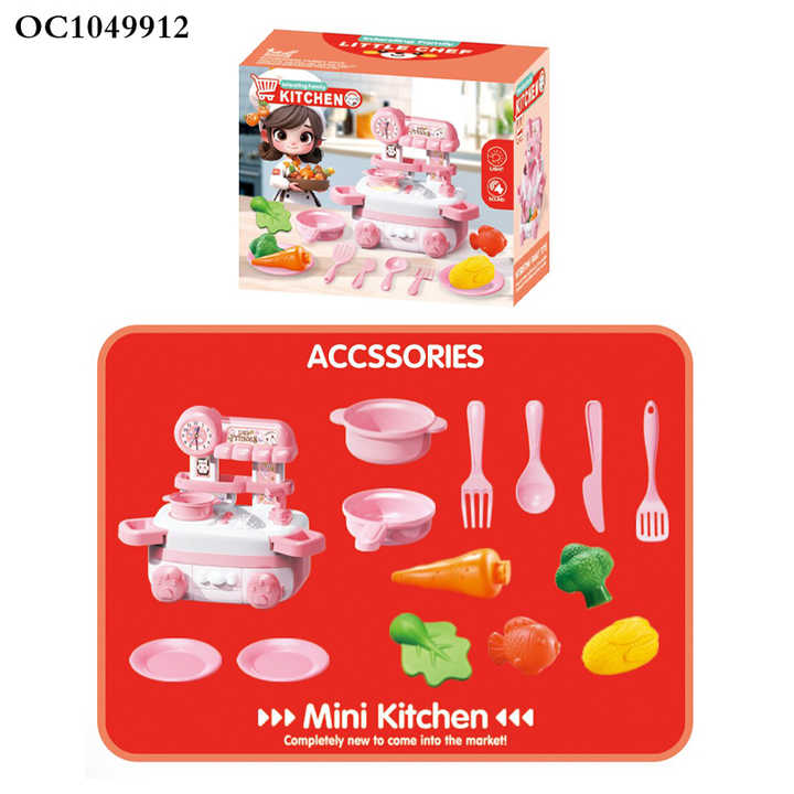 Kids Cooking Games Other Pretend Play Preschool Boys Plastic Fruits and Vegetables Cutting Kitchen Set Toys for Girls