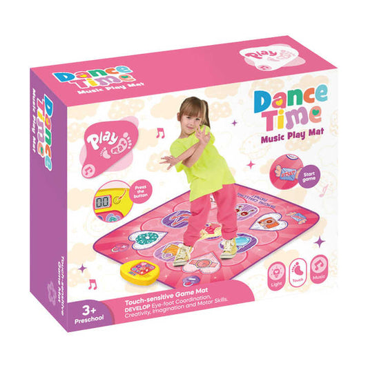 Touch Sensitive Sensor Light up Electronic Dance Floor Mat Girls Games Toys