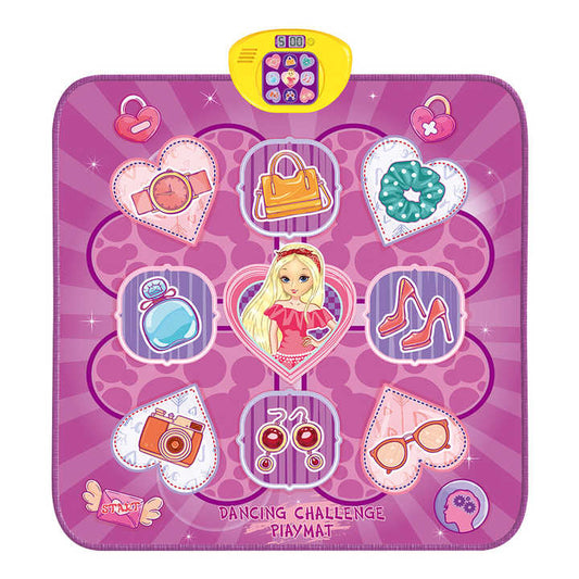 Waterproof Interactive Floor Game Electronic Dance Mat Oem Dancing Girl Toy